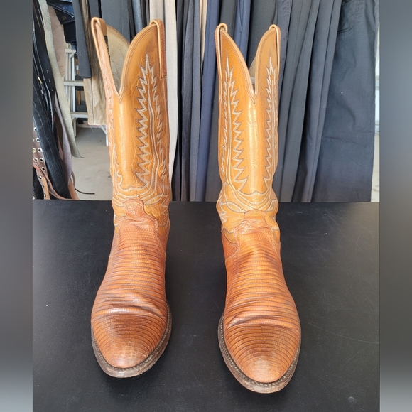 Dan Post Lizard Cowboy Boot - Picture 3 of 9